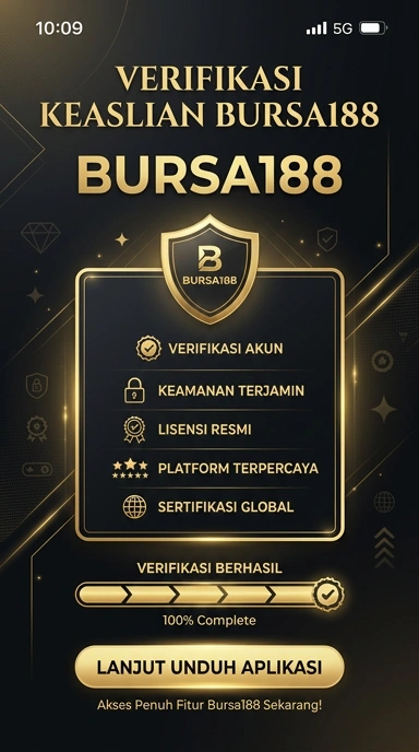 Tampilan kanal resmi bursa188